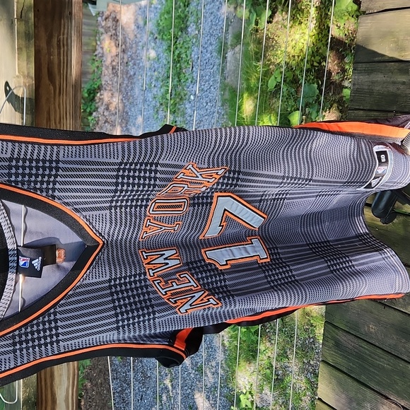 Jeremy Lin Houndstooth adidas jersey new york knicks - Picture 3 of 8